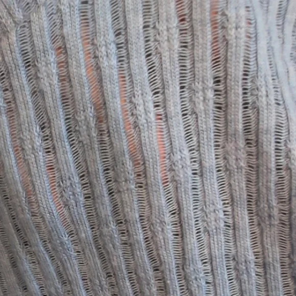 Pilcro Royal Blue Crew Neck Ribbed Sweater - Picture 3 of 3